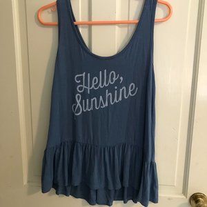 Medium Blue Tank Top